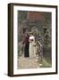 A Wistful Glance, 1897-Edmund Blair Leighton-Framed Giclee Print