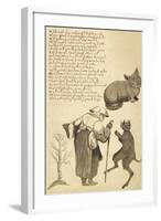 A Witch and Her Familiars-null-Framed Giclee Print