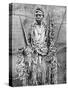 A Witch-Doctor, Uganda, Africa, 1936-null-Stretched Canvas