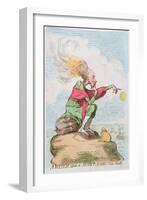 A Witch, Upon a Mount's Edge, or Fuzelli, Published by Hannah Humphrey in 1791-James Gillray-Framed Giclee Print