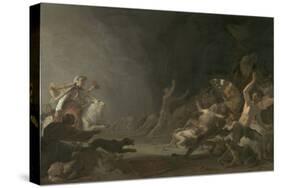 A Witches' Sabbath, C.1650-Cornelis Saftleven-Stretched Canvas