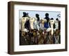 A Wodabe Man Waits to Perform a Dance of Male Beauty at a Festival in Ingall, Niger, Sept. 25, 2003-Christine Nesbitt-Framed Photographic Print