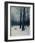 A Wolf in a Forest in Winter, 1885-Isaak Iljitsch Lewitan-Framed Giclee Print