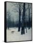 A Wolf in a Forest in Winter, 1885-Isaak Iljitsch Lewitan-Framed Stretched Canvas