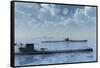 A Wolfpack of German U-Boat Submarines-null-Framed Stretched Canvas