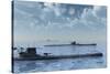 A Wolfpack of German U-Boat Submarines-null-Stretched Canvas