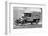 A Wolseley Ambulance Presented to the Birmingham Branch of the British Red Cross Society-null-Framed Photographic Print