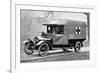 A Wolseley Ambulance Presented to the Birmingham Branch of the British Red Cross Society-null-Framed Photographic Print