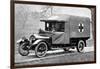 A Wolseley Ambulance Presented to the Birmingham Branch of the British Red Cross Society-null-Framed Photographic Print