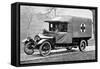 A Wolseley Ambulance Presented to the Birmingham Branch of the British Red Cross Society-null-Framed Stretched Canvas