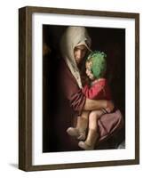 A Woman, 30, Clutches Her 3-Year-Old Daughter Sepgul-null-Framed Photographic Print