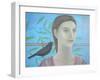 A Woman and a Blackbird are One-Ruth Addinall-Framed Giclee Print