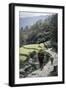 A Woman and Daughter Carry Firewood in Dolkas Back Home to Ghandruk, Nepal, Asia-Andrew Taylor-Framed Photographic Print