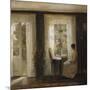 A Woman at a Sunny Window-Carl Holsoe-Mounted Giclee Print