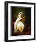 A Woman at Needlepoint by Angelica Kauffmann-Geoffrey Clements-Framed Premium Giclee Print