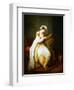 A Woman at Needlepoint by Angelica Kauffmann-Geoffrey Clements-Framed Premium Giclee Print