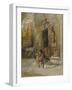 A Woman at Prayer in a Church-Mose Bianchi-Framed Giclee Print