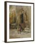 A Woman at Prayer in a Church-Mose Bianchi-Framed Giclee Print