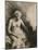 A Woman at the Bath with a Hat Beside Her-Rembrandt van Rijn-Mounted Giclee Print