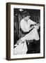A Woman Barber, 1917-null-Framed Giclee Print