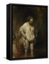 A Woman Bathing in a Stream (Hendrickje Stoffel), 1654-Rembrandt van Rijn-Framed Stretched Canvas