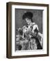 A Woman Creatively Peeling a Potato, 1922-Georg Haeckel-Framed Premium Giclee Print