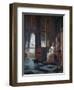 A Woman Directing a Young Man with a Letter, 1670-Pieter de Hooch-Framed Giclee Print