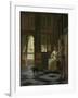 A Woman Directing a Young Man with a Letter, 1670-Pieter de Hooch-Framed Giclee Print