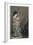 A Woman Dressed in a Kimono-null-Framed Photographic Print