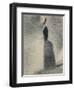 A Woman Fishing, 1884-Georges Seurat-Framed Giclee Print