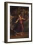 A Woman Fleeing on a Wooded Path, C.1520S (Oil on Canvas)-Dosso Dossi-Framed Giclee Print