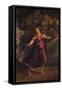 A Woman Fleeing on a Wooded Path, C.1520S (Oil on Canvas)-Dosso Dossi-Framed Stretched Canvas