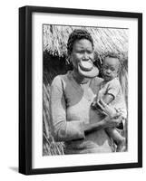 A Woman from the Sara-Kaba Tribe, Congo Republic, Africa, 1936-null-Framed Giclee Print