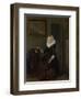 A Woman Holding a Mirror, 1625-Pieter Codde-Framed Giclee Print