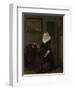 A Woman Holding a Mirror, 1625-Pieter Codde-Framed Giclee Print