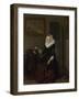 A Woman Holding a Mirror, 1625-Pieter Codde-Framed Giclee Print