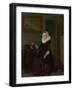 A Woman Holding a Mirror, 1625-Pieter Codde-Framed Giclee Print