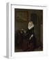 A Woman Holding a Mirror, 1625-Pieter Codde-Framed Giclee Print