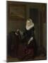 A Woman Holding a Mirror, 1625-Pieter Codde-Mounted Giclee Print