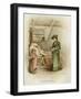 A Woman Holding a Tray Beside a Bed-Frances Brundage-Framed Giclee Print