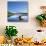 A Woman in a Sea Kayak Paddles on Trillium Lake, Oregon, USA-Gary Luhm-Photographic Print displayed on a wall