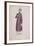 A Woman in a Walking Dress, C1810-W Read-Framed Giclee Print