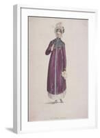 A Woman in a Walking Dress, C1810-W Read-Framed Giclee Print