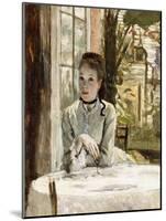 A Woman in an Elegant Interior-James Tissot-Mounted Giclee Print