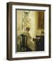 A Woman in an Interior-Carl Holsoe-Framed Giclee Print