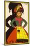 A Woman in Traditional Costume from Central Portugal - Tomar-null-Mounted Art Print