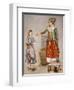 A Woman in Turkish Costume in a Hamam Instructing Her Servant-Jean-Etienne Liotard-Framed Giclee Print