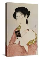 A Woman in Underclothes, 1918-Hashiguchi Goyo-Stretched Canvas