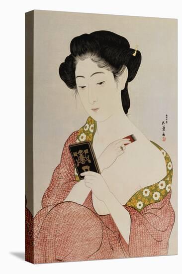 A Woman in Underclothes, 1918-Hashiguchi Goyo-Stretched Canvas