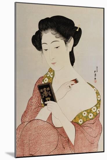 A Woman in Underclothes, 1918-Hashiguchi Goyo-Mounted Giclee Print